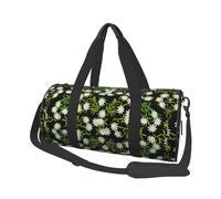 Edelweiss Alpin Suisse Floral, Sac de Voyage de Grande capacité, Sac à Main Rond, Sac de Voyage de Sport, fourre-Tout, Sac de Fitness
