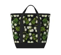 Edelweiss des Alpes suisses floral,Sacs à lunch isothermes de grande capacité pour femmes et hommes