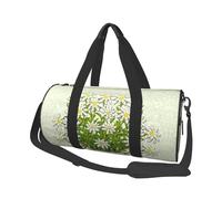 Edelweiss Fleurs de Montagne suisses, Sac de Voyage de Grande capacité, Sac à Main Rond, Sac de Voyage de Sport, fourre-Tout, Sac de Fitness
