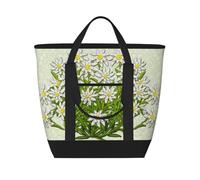 Edelweiss Fleurs de montagne suisses,Sacs à lunch isothermes de grande capacité pour femmes et hommes