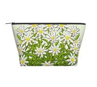 Edelweiss Fleurs de Montagne suisses, Trousse de Toilette Trousse de Maquillage Sac à cosmétiques Trousse de Toilette de Voyage Portable