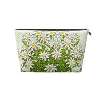 Edelweiss Fleurs de Montagne suisses, Trousse de Toilette Trousse de Maquillage Sac à cosmétiques Trousse de Toilette de Voyage Portable