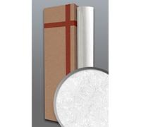 EDEM Papier peint style country 83006BR60 papier peint intissé à peindre texturé avec des ornements mat blanc 1 carton à 4 rouleaux 106 m2