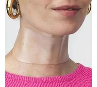 Edemi Lot de 5 patchs anti-rides en silicone pour la nuit, anti-rides et anti-âge, réutilisables pour raffermir la peau du cou (approvisionnement de 2,5 mois)