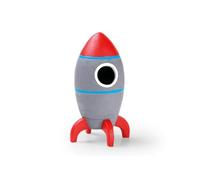 Eden 95219 Décoration d'aquarium en Forme de fusée aux Couleurs Vives offrant des cachettes idéales pour Les habitants de l'aquarium