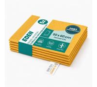 Eden Chiffons de Sol Universels pour Le Nettoyage, 50 x 60 cm, Lot de 5