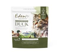 Eden Feline Feast Canard aux sardines 1,5 kg Nourriture sèche naturellement complète pour chats adultes et seniors Aide à réduire les boules de poils, favorise la santé des voies urinaires, maintient
