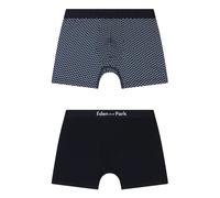 Eden Park, Homme, Sous-vêtements, Multicolore, Taille: 2XL Lot de deux boxers en jersey de coton stretch uni et ciel imprimé - Eden Park