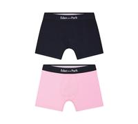Eden Park, Homme, Sous-vêtements, Multicolore, Taille: 2XL Lot de trois boxers en jersey de coton unis noir, marine et rose