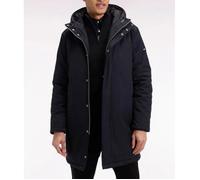 EDEN PARK - Parka longue 2-en-1 en nylon noir à capuche intégrée - NOIR - M L