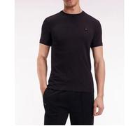 EDEN PARK - T-shirt à manches courtes en coton stretch noir coupe ajustée - NOIR - M M