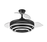 Eden pulse Ventilateur DC 72 W, 3 pales, 6 vitesses, télécommande, mémoire et température, idéal pour rafraîchir les espaces avec style.