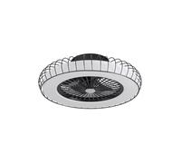 Eden pulse Ventilateur DC 72 W 5 pales, 6 vitesses, 18 x 53 x 53 cm, télécommande, mémoire, température, réglage de l'intensité, utile pour rafraîchir les espaces.