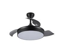 Eden pulse Ventilateur DC de 72 W, 7200 lm, 6 vitesses, 3000-4000-6000 K, télécommande, minuterie et mémoire pour une climatisation efficace et confortable.