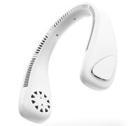 Eden pulse Ventilateur de cou portable 20,3 cm, 3 vitesses, batterie de 2000 mAh, idéal pour une utilisation en extérieur et activités de plein air.