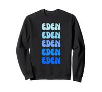 Eden Retro Name Stack Design Sweatshirt