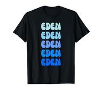 Eden Retro Name Stack Design T-Shirt
