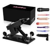 Eden Sex Machine - Ensemble avec 7 accessoires - Contient des godes et une chatte de poche - Machine à baiser pour homme et femme - Machine à baiser - Expédition discrète
