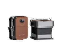 EDEN Tecnology Bain de pieds bouillonnant avec fonction massage et chauffage Appareil de massage électronique pour les pieds avec fonction chauffante et télécommande