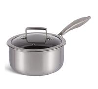 Edenberg 16cm Casserole Avec Couvercle, Verre Trempé Avec Sortie de Vapeur 1,5l Eb-17004