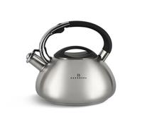 Edenberg Bouilloire à flûte Bouilloire à sifflet en acier inoxydable Bouilloire à thé 3 L