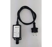 EDENEA Bloc Alimentation Robot Piscine Orca 050 - Chargeur Orca 50 sur Fil - Connecteur 2 Broches - Prise Moulée 230V - LED intégrée - Pièces Détachées Orca