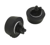 EDENEA - Bouchon Hivernage Piscine - Lot de 2 - Conique Diamètre Bas 40mm Haut 49 mm - Idéal pour Buse de Refoulement et Prise Balai Piscine - Caoutchouc - Expansion Molette Papillon