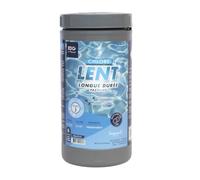 Chlore Lent Piscine - EDG - Pastilles 20g - Boite 1 kg - Effet Permanent Longue Durée