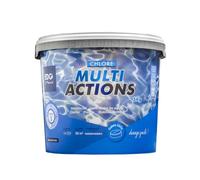 EDENEA EDG by AQUALUX International - Chlore Multi Actions Piscine - Multi Fonctions Action Longue Durée - Galets 250g - Seau 5 kg
