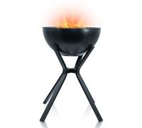 Edenoutdoor Brasero, foyer, anneau de feu, plancha, fonction barbecue, brasero, poêle à bois, brasero, décoration, terrasse, four extérieur, rangement, Firepit, acier, 85 × 58 × 58 cm, Excellence
