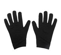 Edenswear Gants Hydratants Eczéma Tencel infusé pour Adulte (L, Noir)