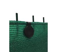 edenvista Clips de Fixations traités Anti-UV pour Brise Vue de 90 à 350 g/m2 | Lot de 60 Pièces, Couleur Noir.