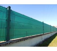 edenvista Fixation Brise Vue GRIPNET traités Anti-UV pour Panneaux grillagés (diamètre Tige 5mm) X30 (Vert)