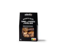 EDERKI - Biscuits salés à la tomme des Pyrénées et au poivre noir 80g