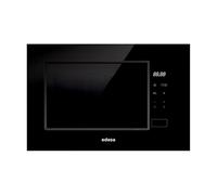 EDESA Micro-ondes encastrable EMW-2021-IG BK sans cadre, grande capacité, 20 litres, puissance grill 800 W, fonction décongélation, 5 fonctions, bouton de démarrage rapide, installation, surface haute