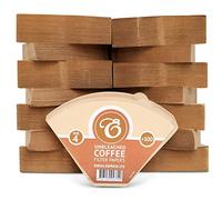 EDESIA ESPRESS - 1500 filtres à café coniques en papier - non blanchis - taille 4