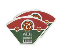 EDESIA ESPRESS - 200 Filtres à Café Coniques en Papier - Filtre Café N°2 pour Cafetière Manuelle, Pour-Over et Brassage Doux - Taille 2 Blanc