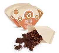 EDESIA ESPRESS - 200 filtres à café coniques en papier - non blanchis - taille 4