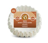 EDESIA ESPRESS - 200 filtres à café en papier - forme corbeille - 8 à 12 tasses - 80/200 mm