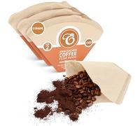 EDESIA ESPRESS - 300 Filtres à Café Coniques en Papier - Filtre Café N°2 pour Cafetière Manuelle, Pour-Over et Brassage Doux - Taille 2 Brun