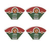 EDESIA ESPRESS - 400 Filtres à Café Coniques en Papier - Filtre Café N°2 pour Cafetière Manuelle, Pour-Over et Brassage Doux - Taille 2 Blanc