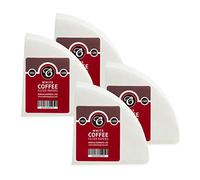 EDESIA ESPRESS - 400 papiers filtre à café américain taille V02, blanc, compatible avec Hario taille 02
