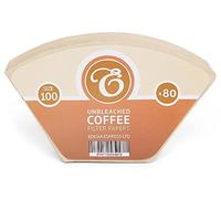 EDESIA ESPRESS - 80 filtres à café coniques - en papier non blanchi - pour Melitta Aromaboy - taille 100