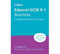 Edexcel GCSE 91 Business Complete Revision and Practice - Collins GCSE - HarperCollins Publishers - Livre en Anglais - Paperback Collins GCSECollins GCSE (Auteur)