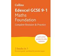 Edexcel GCSE 9-1 Maths Foundation All-In-One Complete Revision and Practice: Ideal for the 2025 and 2026 Exams