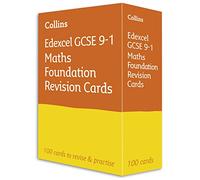 Edexcel GCSE 91 Maths Foundation Revision Cards by Collins GCSE Other Book Unknown (Auteur)