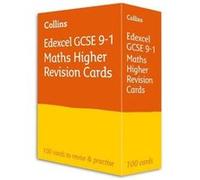 Edexcel GCSE 91 Maths Higher Revision Cards by Collins GCSE Other Book Collins GCSE (Auteur)