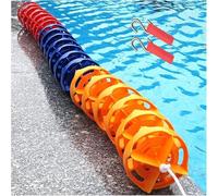 EdfYHSL Corde de sécurité pour piscine avec bouée séparateurs de voie pour piscine souterraine/plage/accessoires pour piscine pour parcs aquatiques (2 m/6,5 ft)