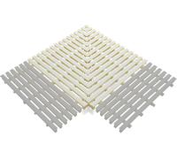 EdfYHSL Grilles de drainage à angle droit pour piscine - Grilles de drainage de gouttière pour jardin, garage, piscine (40 x 40 cm)