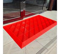 EdfYHSL Paillasson à emboîtement imperméable tapis de bienvenue paillassons pour portes avant pour l'extérieur, tapis d'entrée antidérapant pour charges lourdes, tapis de sol commerciaux joints